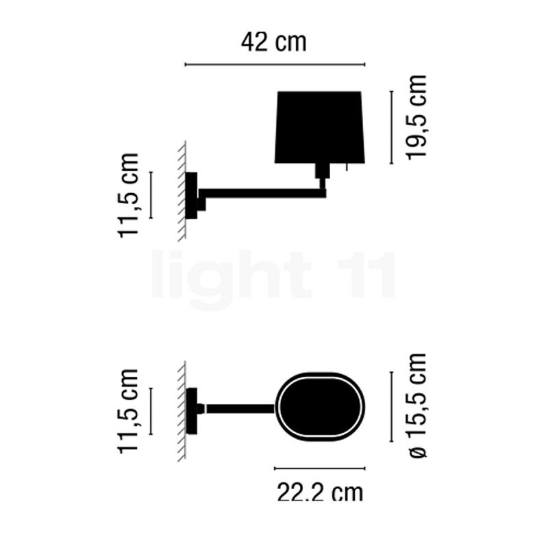 НАСТЕННЫЙ СВЕТИЛЬНИК  VIBIA Swing 0509