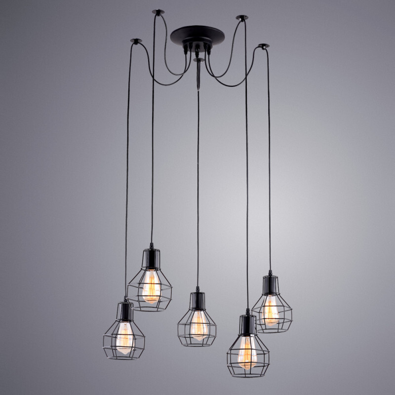 Подвесной светильник Arte Lamp A1109SP-5BK
