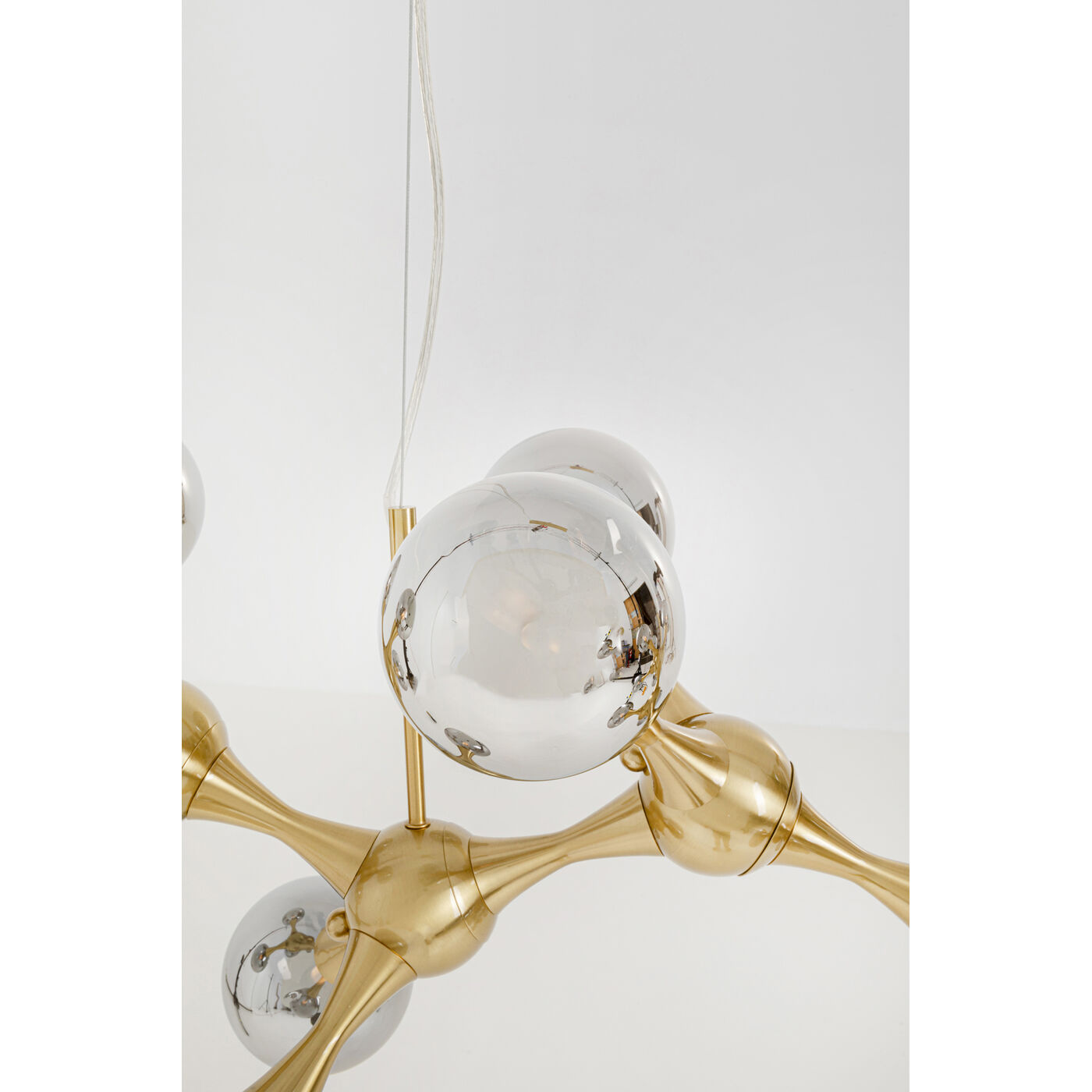 Светильник подвесной Atomic Balls Brass 190cm KARE 56676