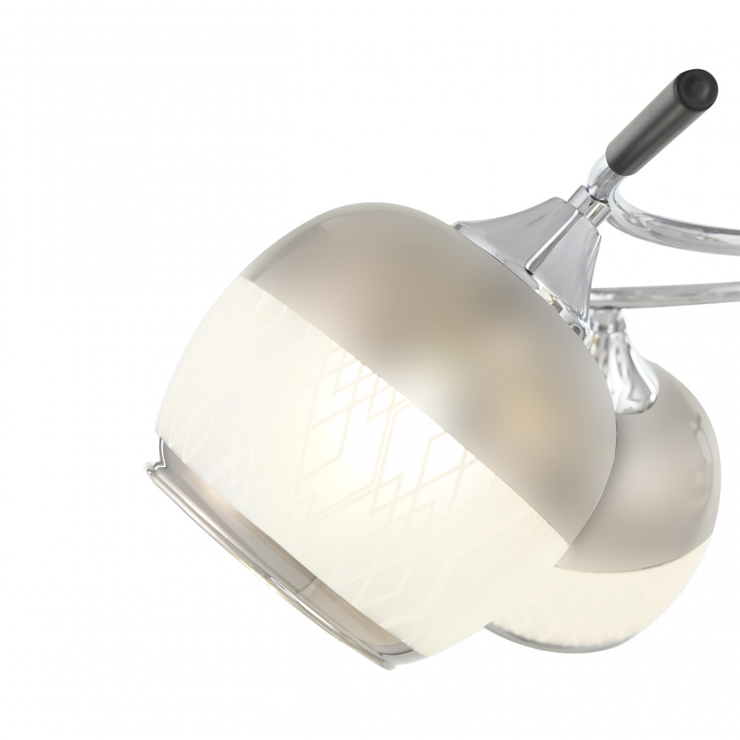 Люстра с плафонами 325985/3 CR+BK Arte Milano