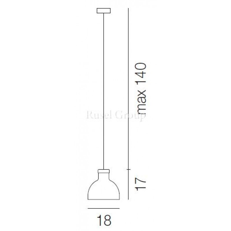 Подвесной светильник Vistosi ENNE LUCI SP
