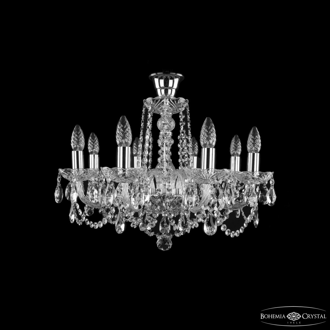 Люстра хрустальная 1402/8/195 Ni Tube Bohemia Ivele Crystal