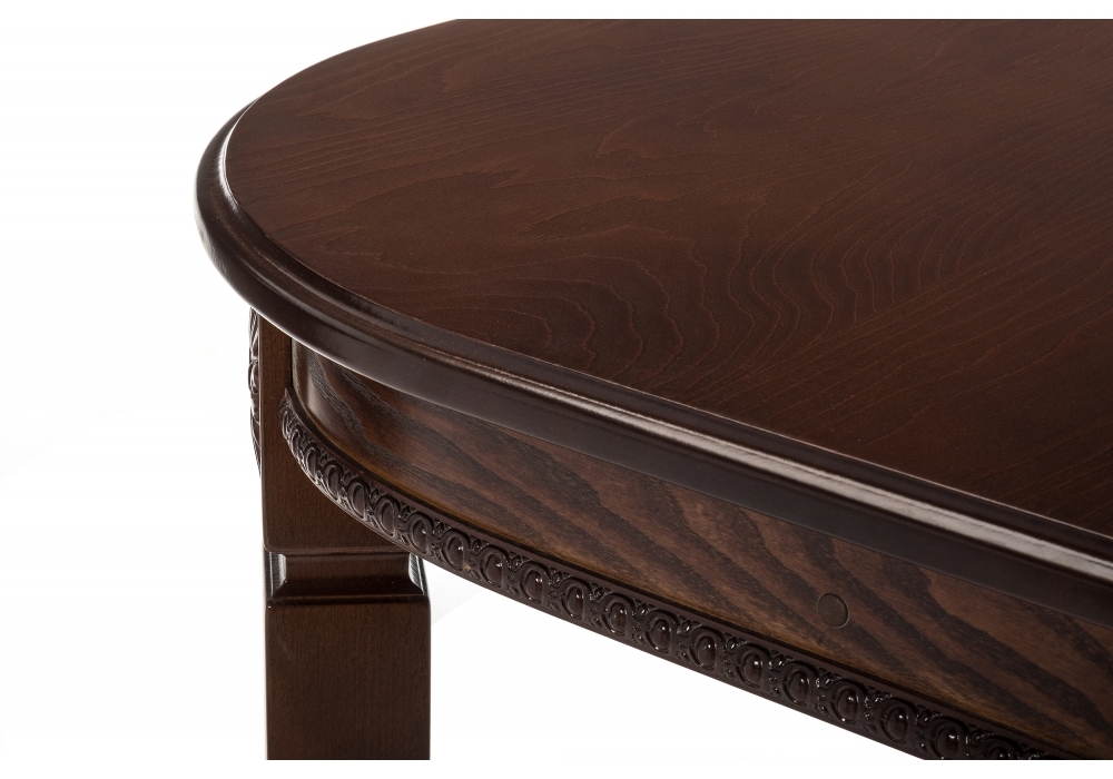 Стол деревянный Woodville Romeo 130(170)х85х75 без патины / вишня 438333