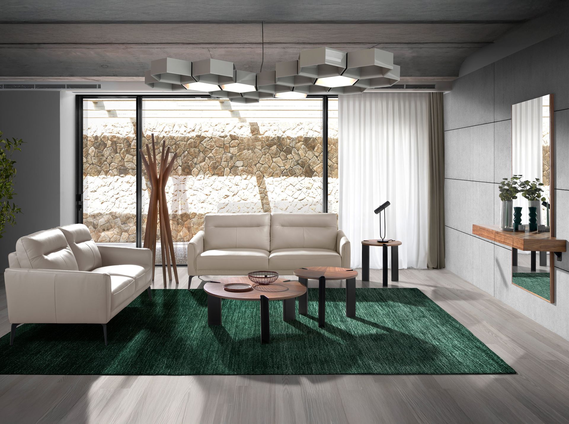 Диван 2-х местный 6137/KF098-2P-M5652 с кожаной обивкой Angel Cerda