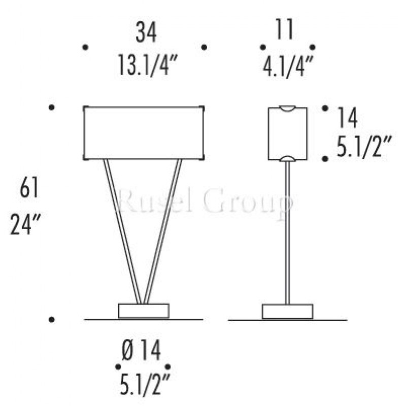 Настольная лампа LEUCOS VITTORIA T1
