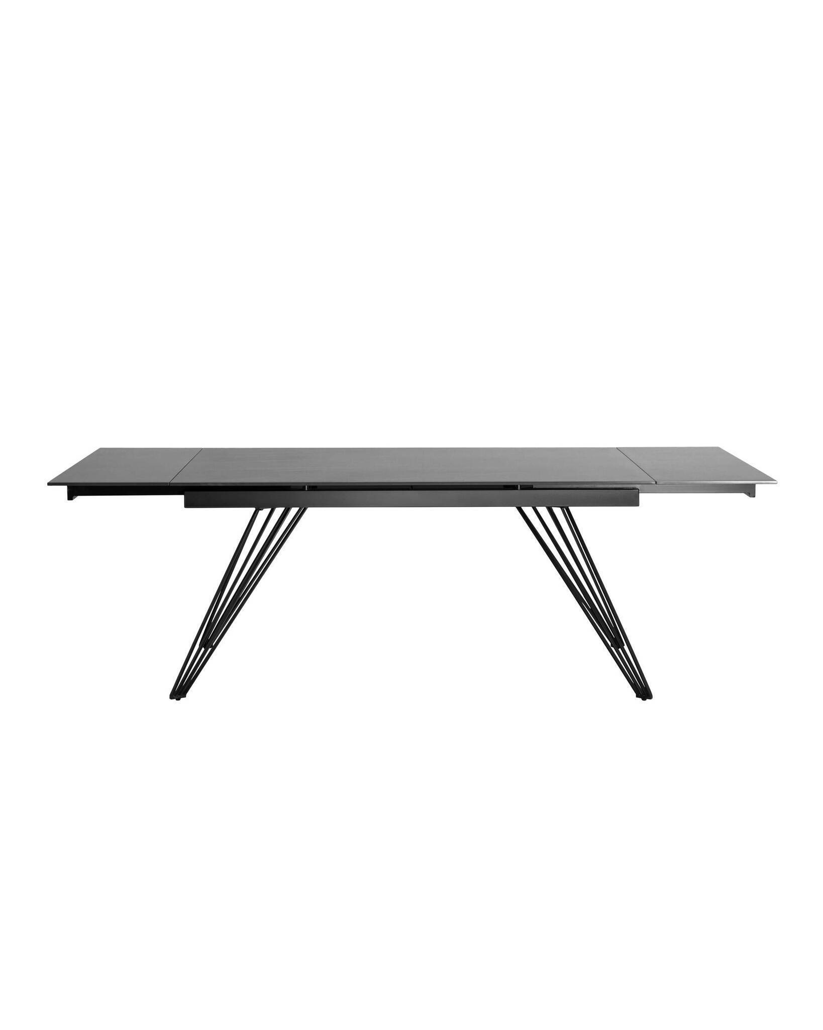Стол обеденный Пандора раскладной 160-240*90 керамика темная Stool Group