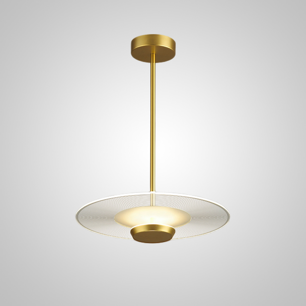 Потолочный светильник AMOS D50 Brass by ImperiumLoft