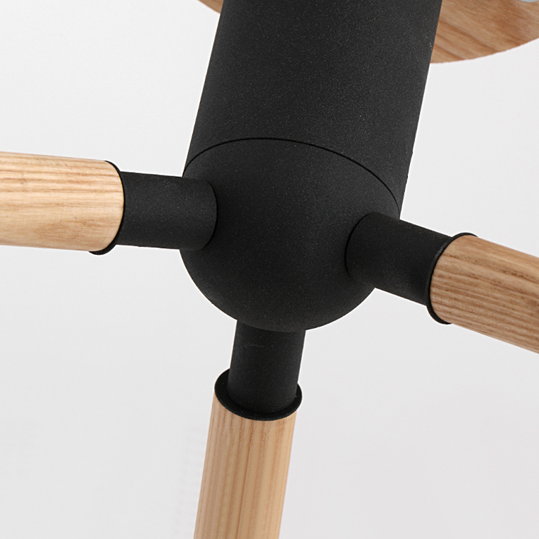 Люстра на штанге NOTCH D94 Black by ImperiumLoft