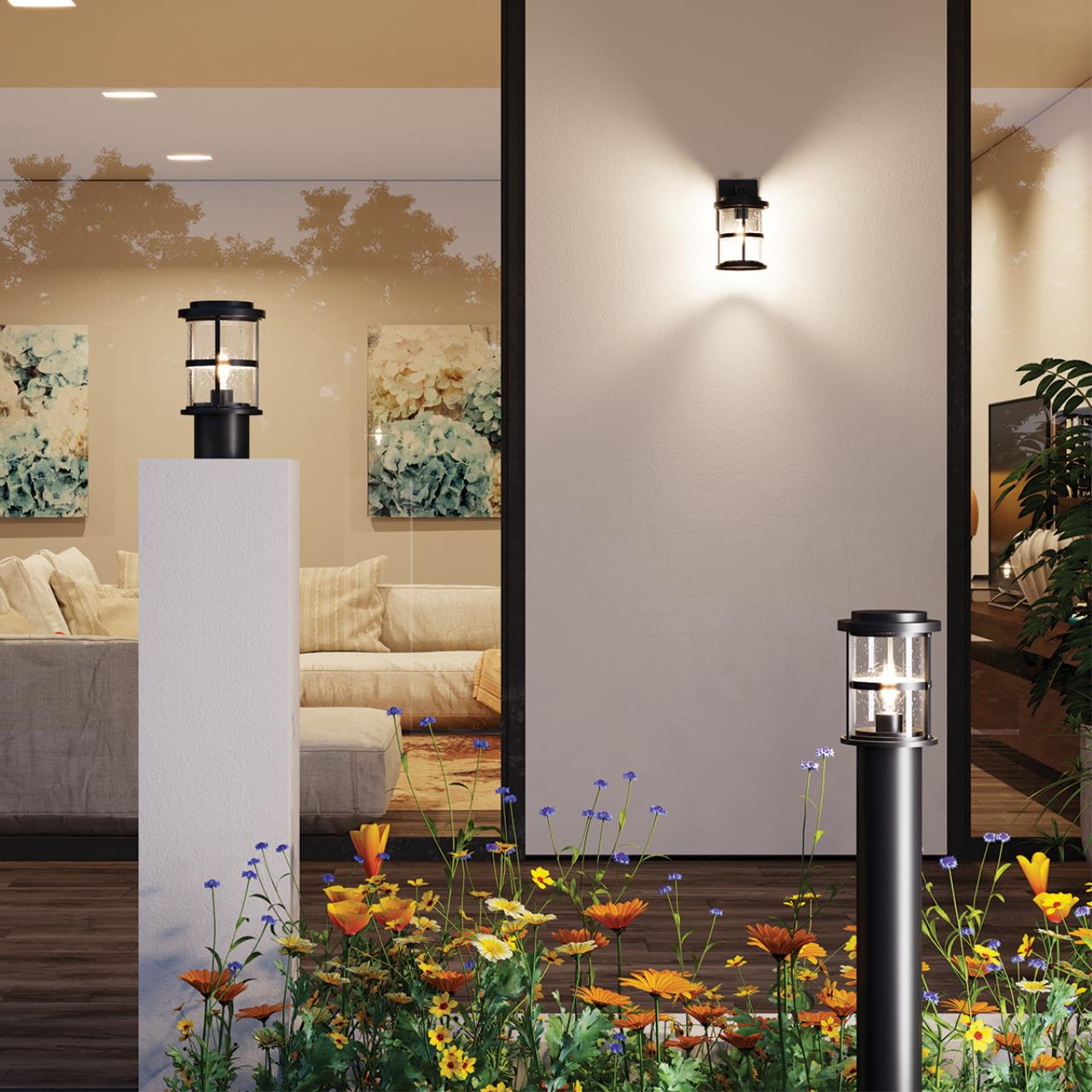 Ландшафтный светильник на столб Odeon Light 4964/1A