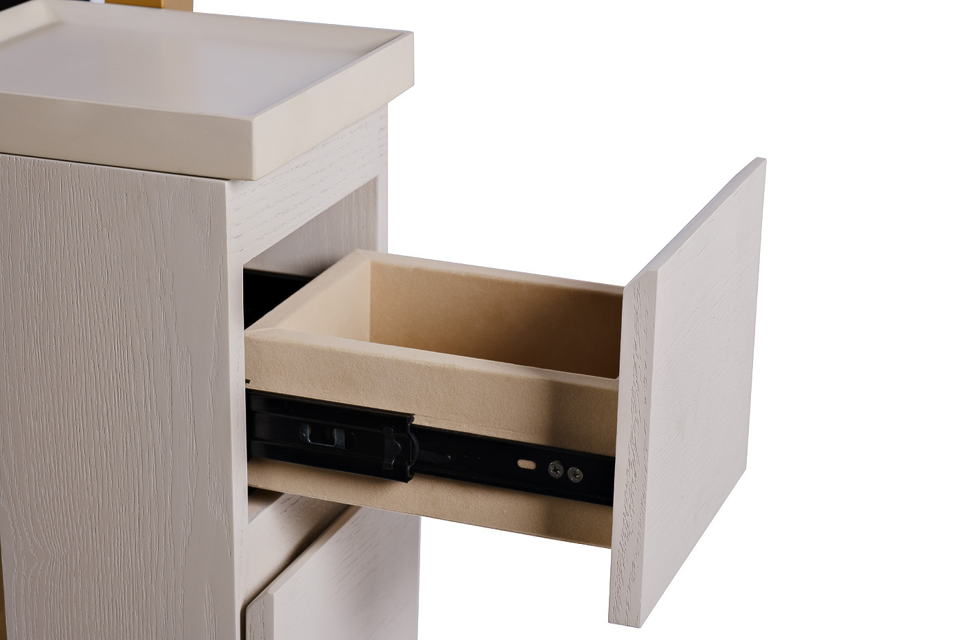 Зеркало напольное с тумбой и подсветкой (светлый шпон) Garda Decor 58DB-18158ZERK