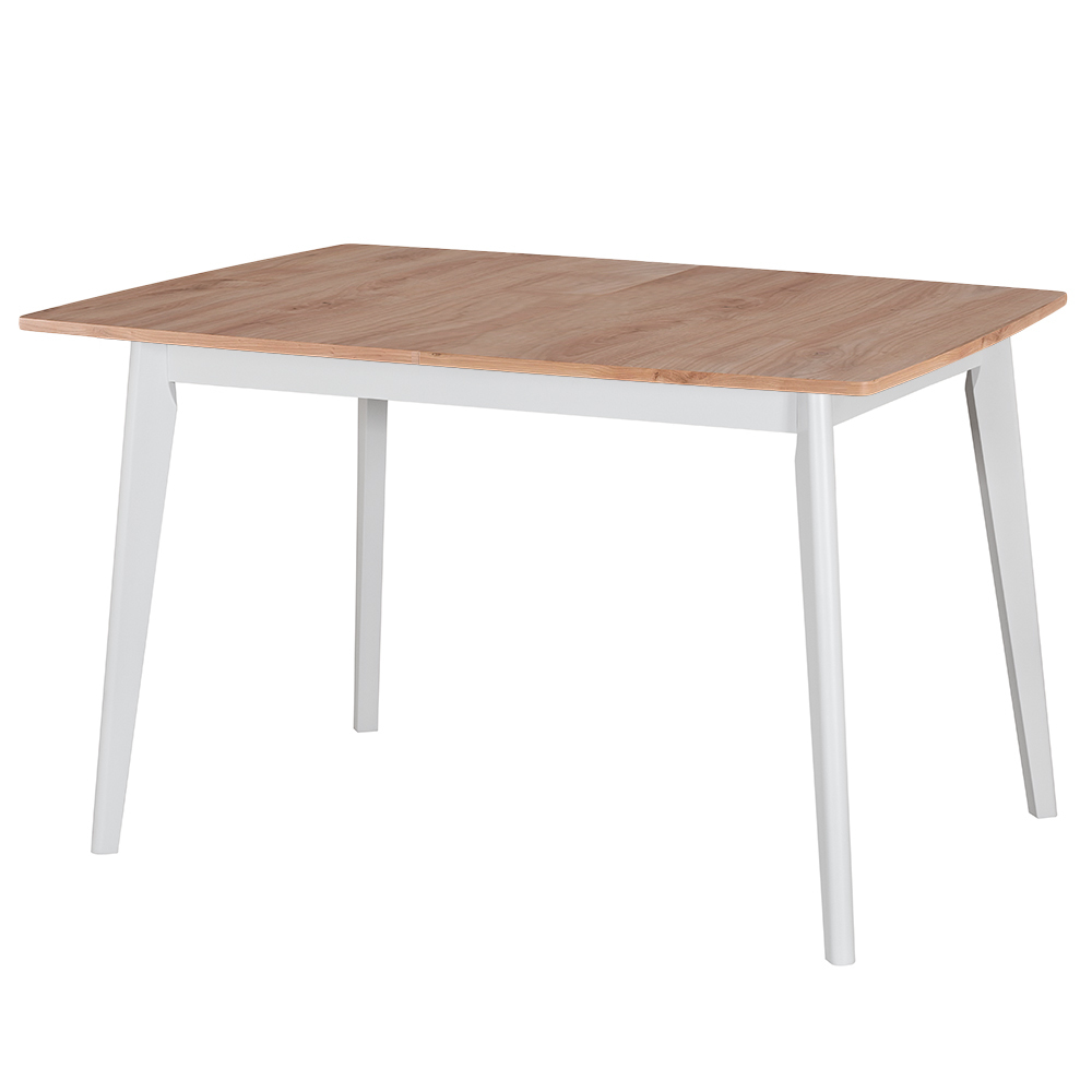 Стол Oslo 120-160 x 80см, Дуб Навара, белый Bradex Home FR 0801