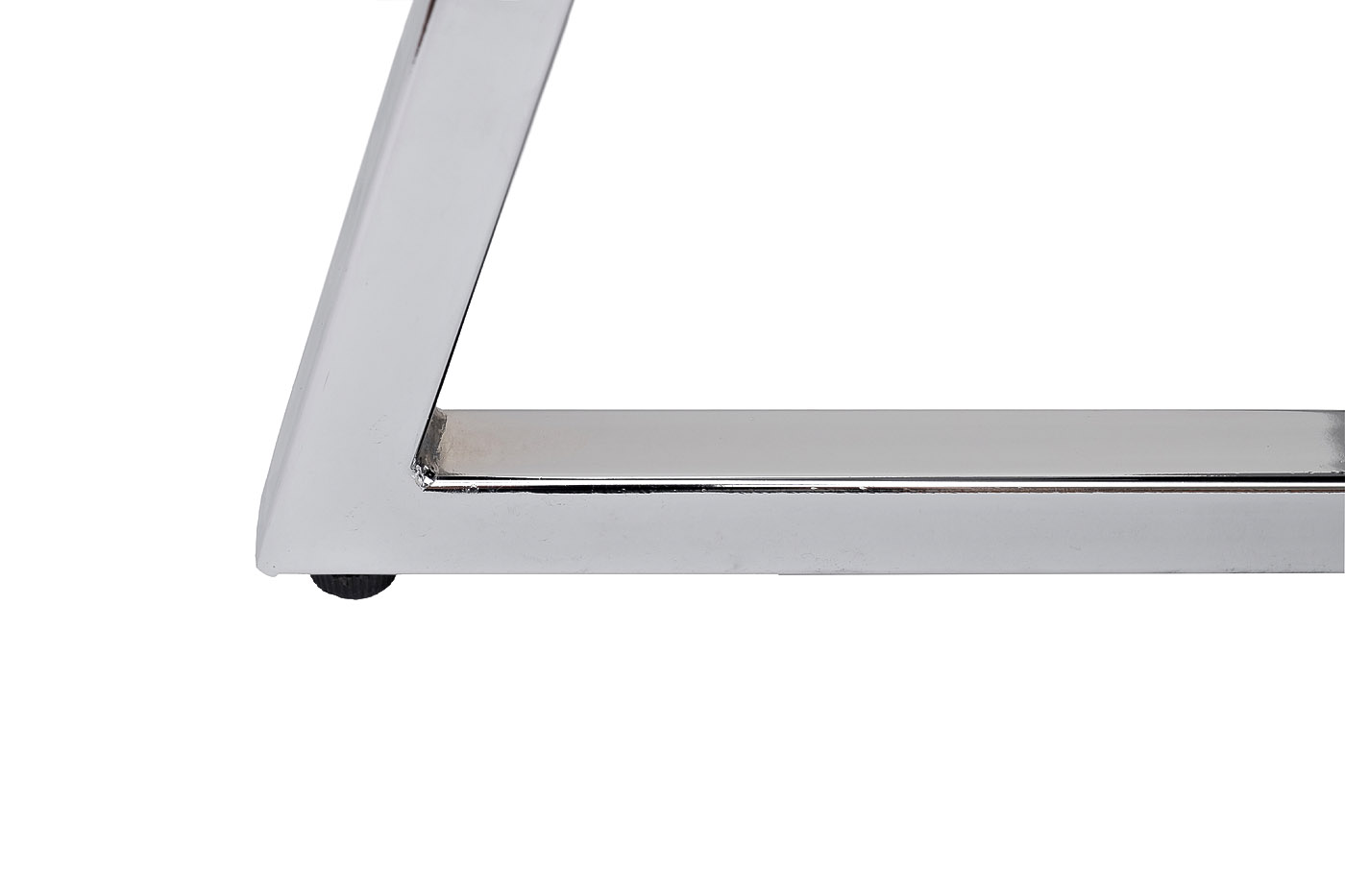 Стул на металлическом каркасе велюровый светло-серый/хром Garda Decor 30C-1185 SER