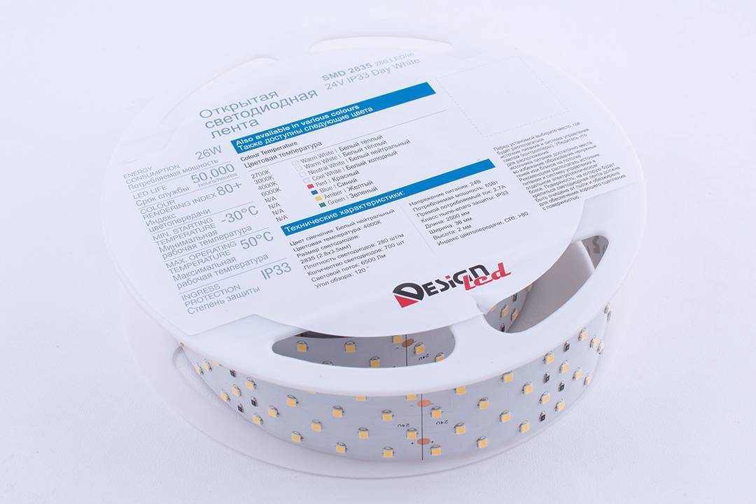 Лента светодиодная DesignLed DSG2280-24-NW-33 Лента светодиодная DesignLed DSG2280-24-NW-33