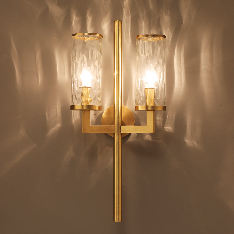 Настенный светильник FEAT WALL L1 Brass by ImperiumLoft