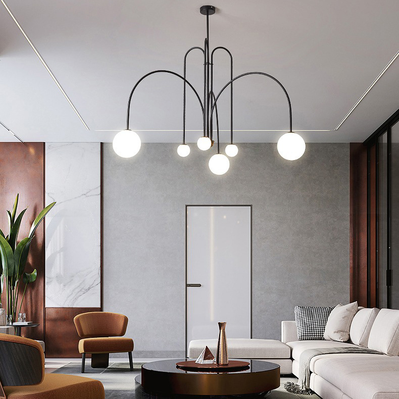 Потолочная Люстра Day L6 D100 Red By Imperiumloft