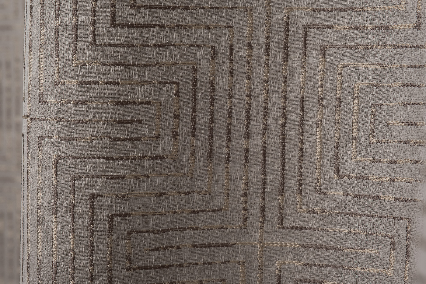 Портьера Gloss 275х260см серая Garda Decor 121GD-00005/1