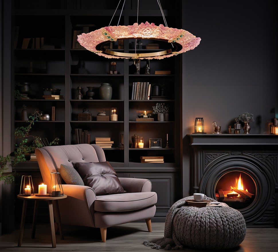 Люстра подвесная Fluorite FL1096-5PP