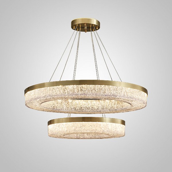 Кольцевая люстра OLAGUS А Brass by ImperiumLoft