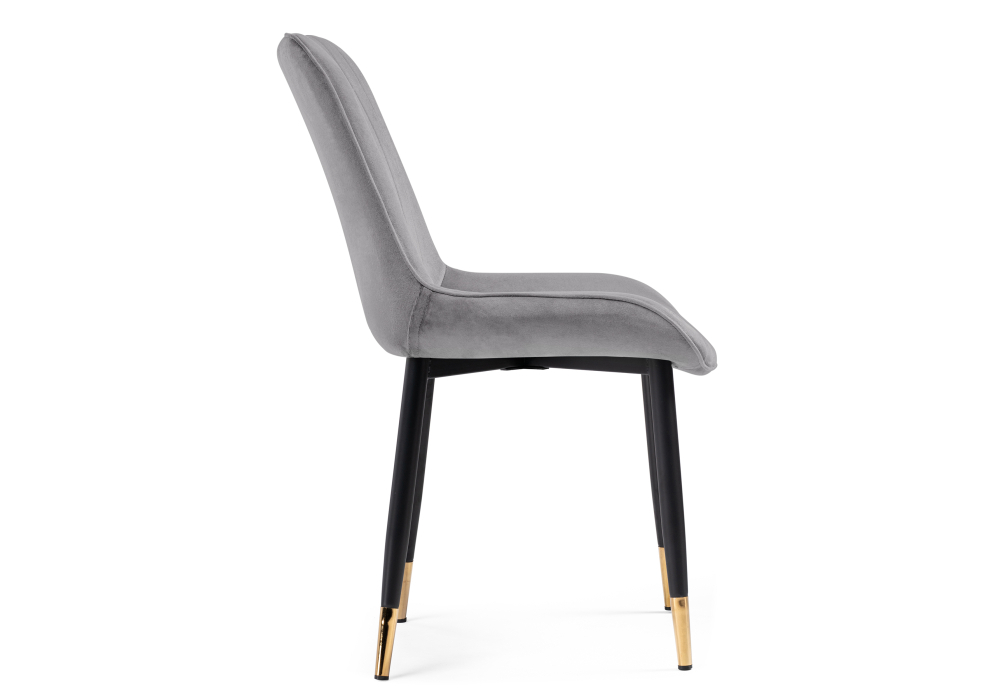 Стул Woodville Seda 1 dark gray / gold / black 15285