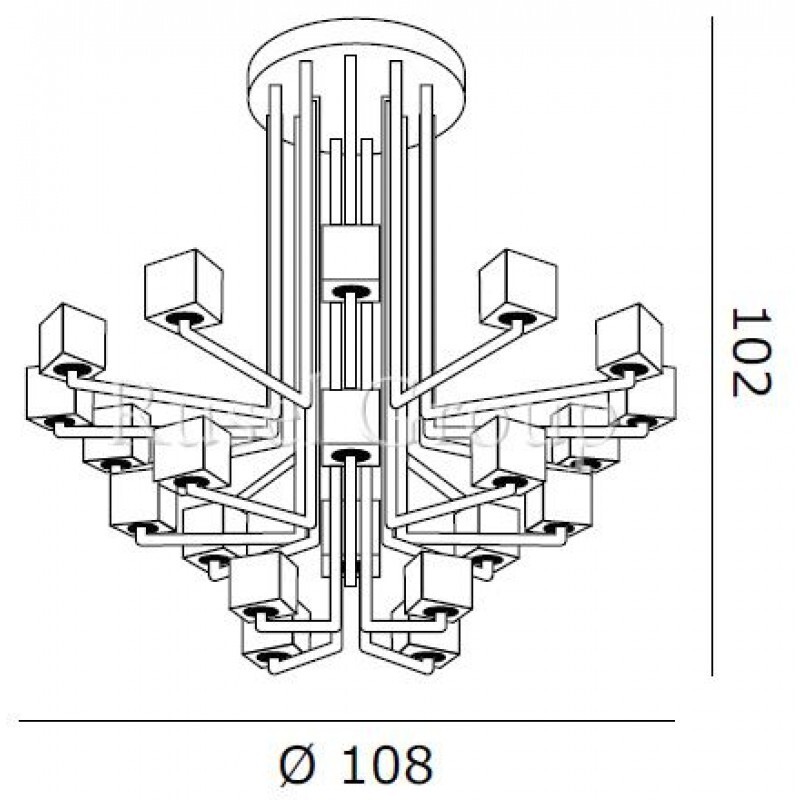 Люстра de MAJO OTTO X OTTO K4+8+12