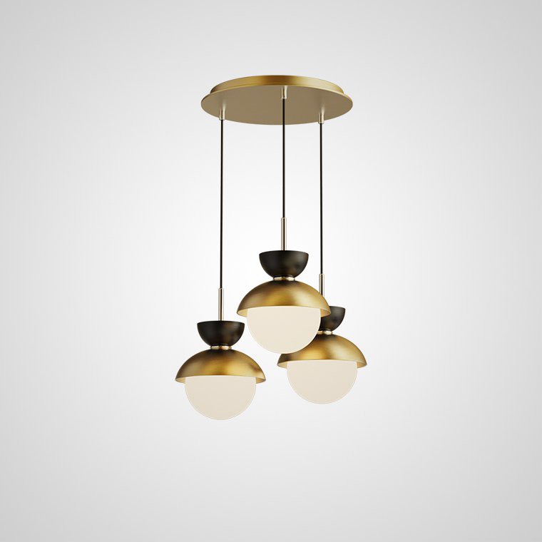 Подвесной светильник POMPON GOLD by ImperiumLoft