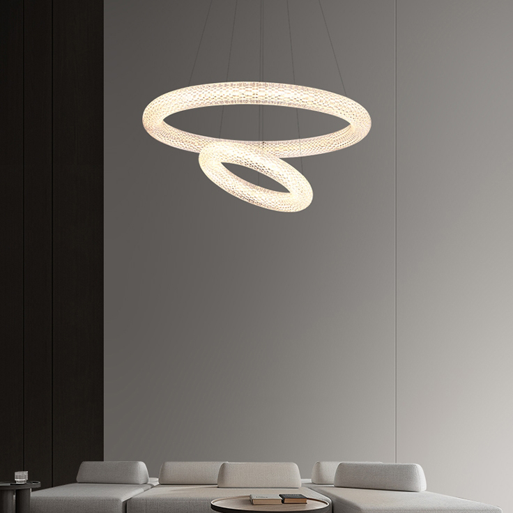 Кольцевые люстры и светильники LASSE D80 by ImperiumLoft