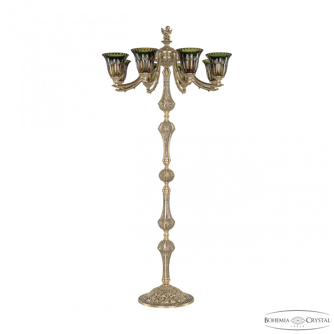 Торшер бронзовый 72009T/8/210 FP P2 U Amber-Green/H-1I FA1S