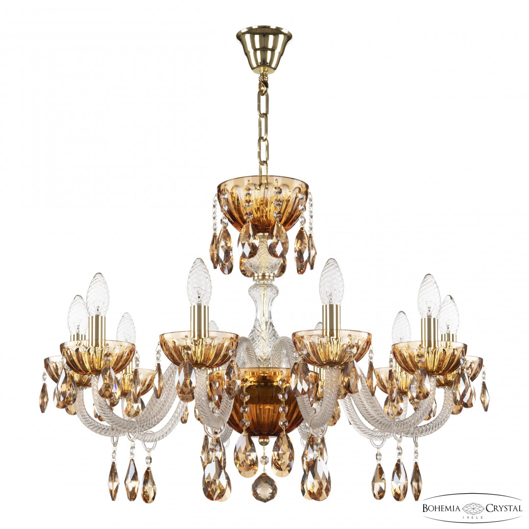 Люстра 5417/10/240 G Amber/M-1H K721 Bohemia Ivele Crystal