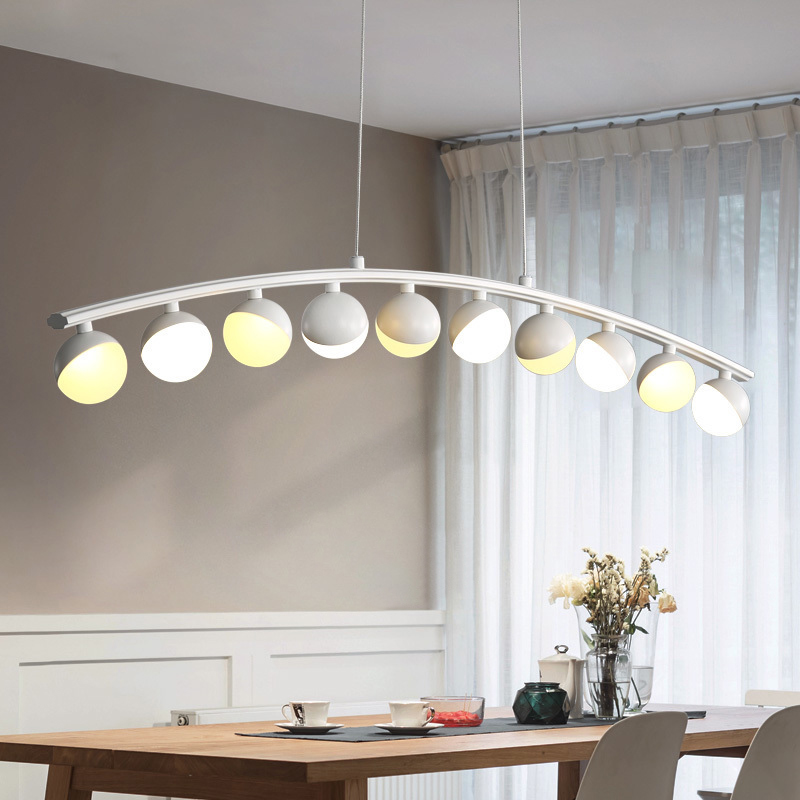 Подвесной реечный светильник CHOIR L8 Brown by ImperiumLoft