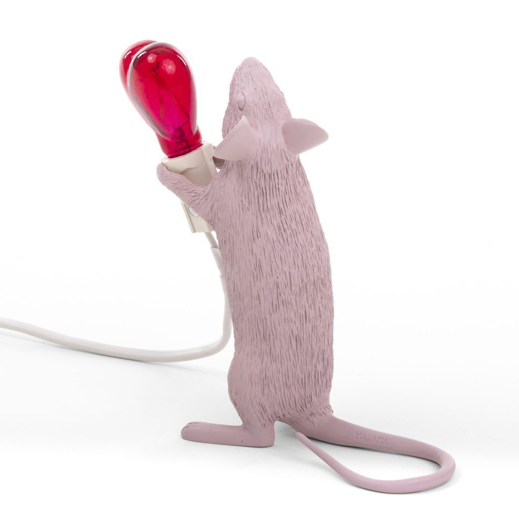 Настольная лампа Seletti Mouse Lamp Love Edition USB 15220SV