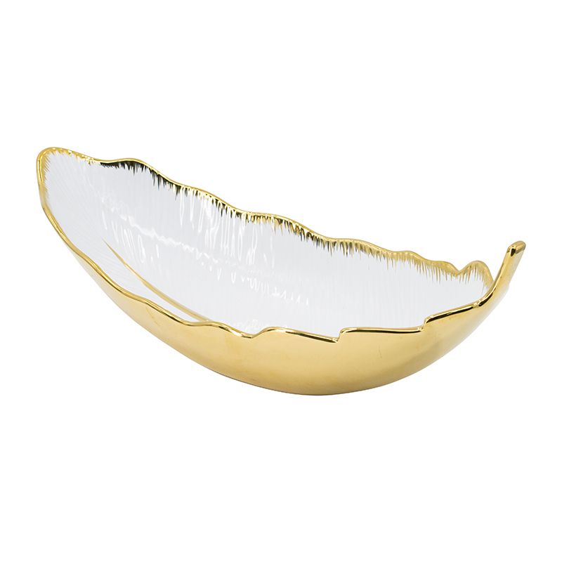 Блюдо декоративное Лист Glasar 8850