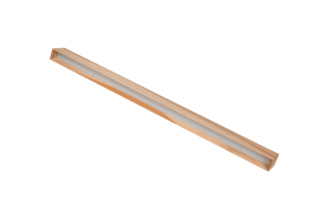 Светильник из массива (ясень оливковый) Lumker W85-YASOL-125