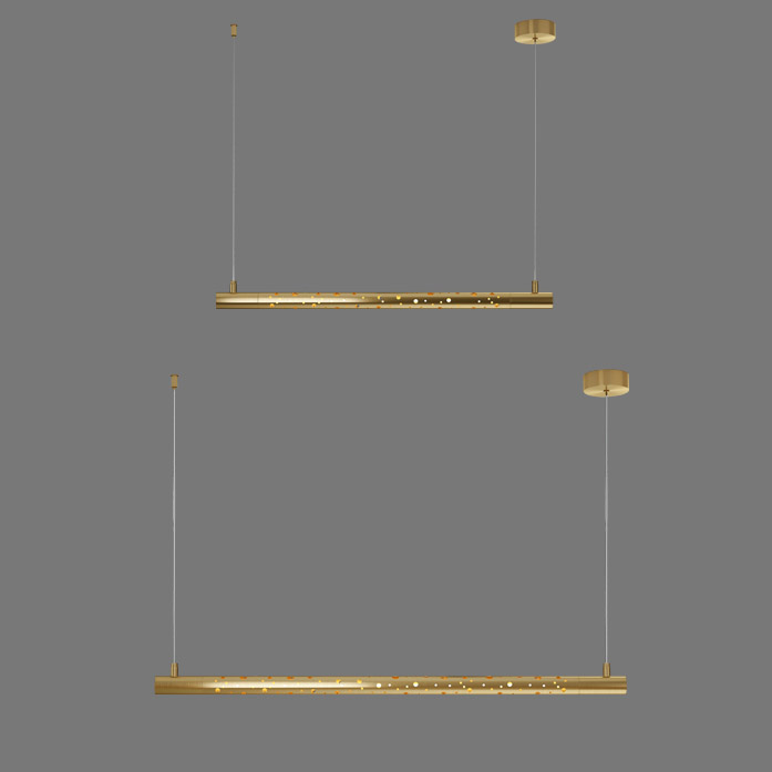 Подвесной светильник ALEKSA L80 Brass by ImperiumLoft
