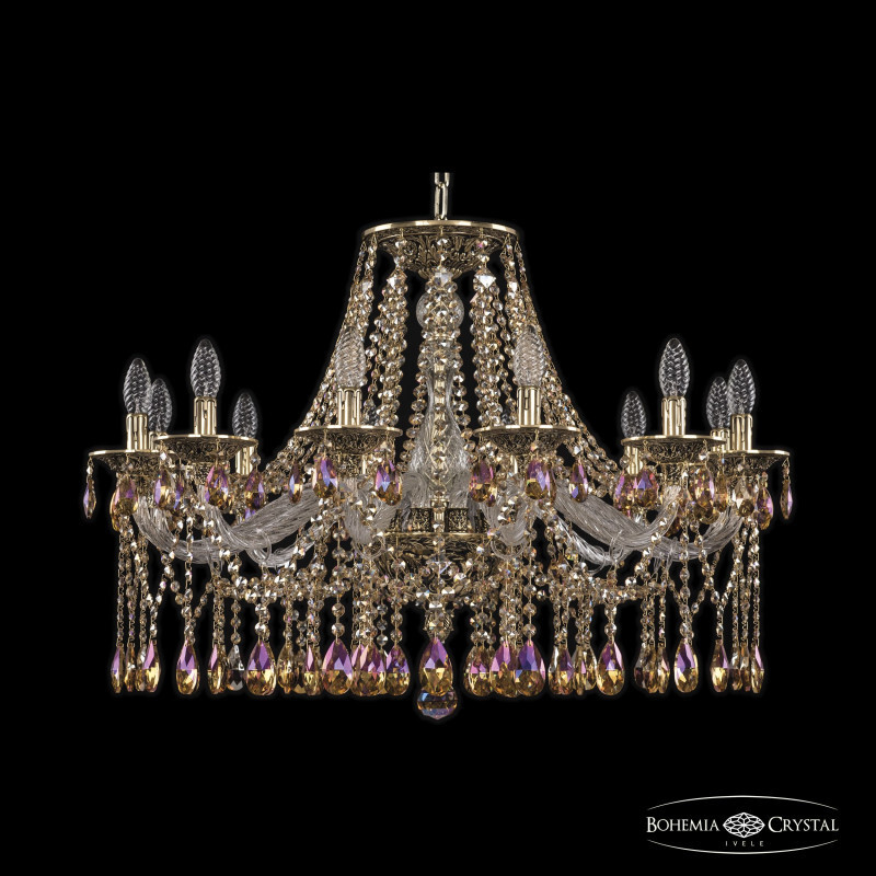 Подвесная люстра Bohemia Ivele Crystal 16113/12/300 GB R777