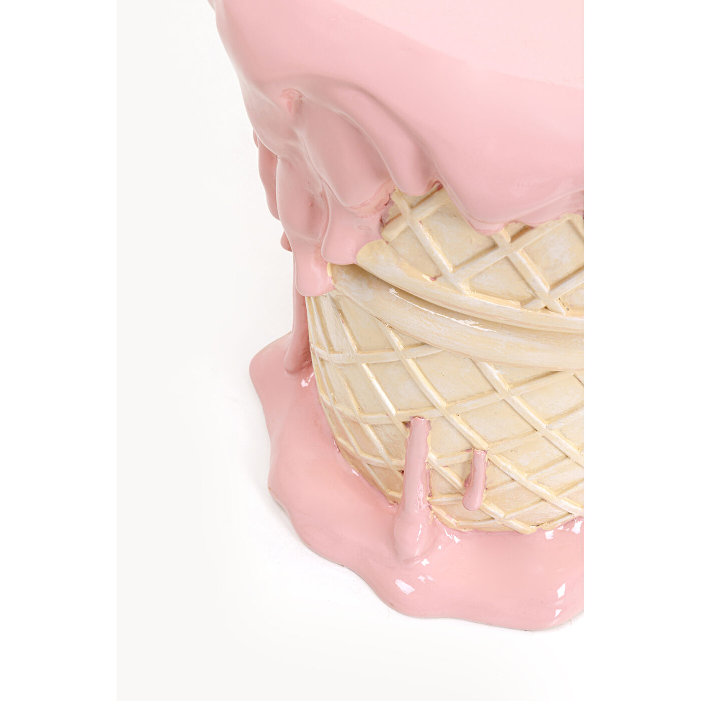 Пуф Ice Cream Pink Ø37cm KARE 71040