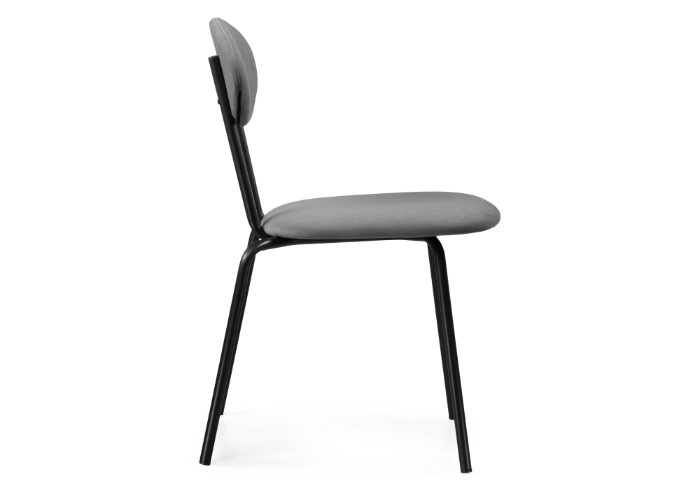 Стул Woodville Мареон катания сильвер / черный матовый 502315