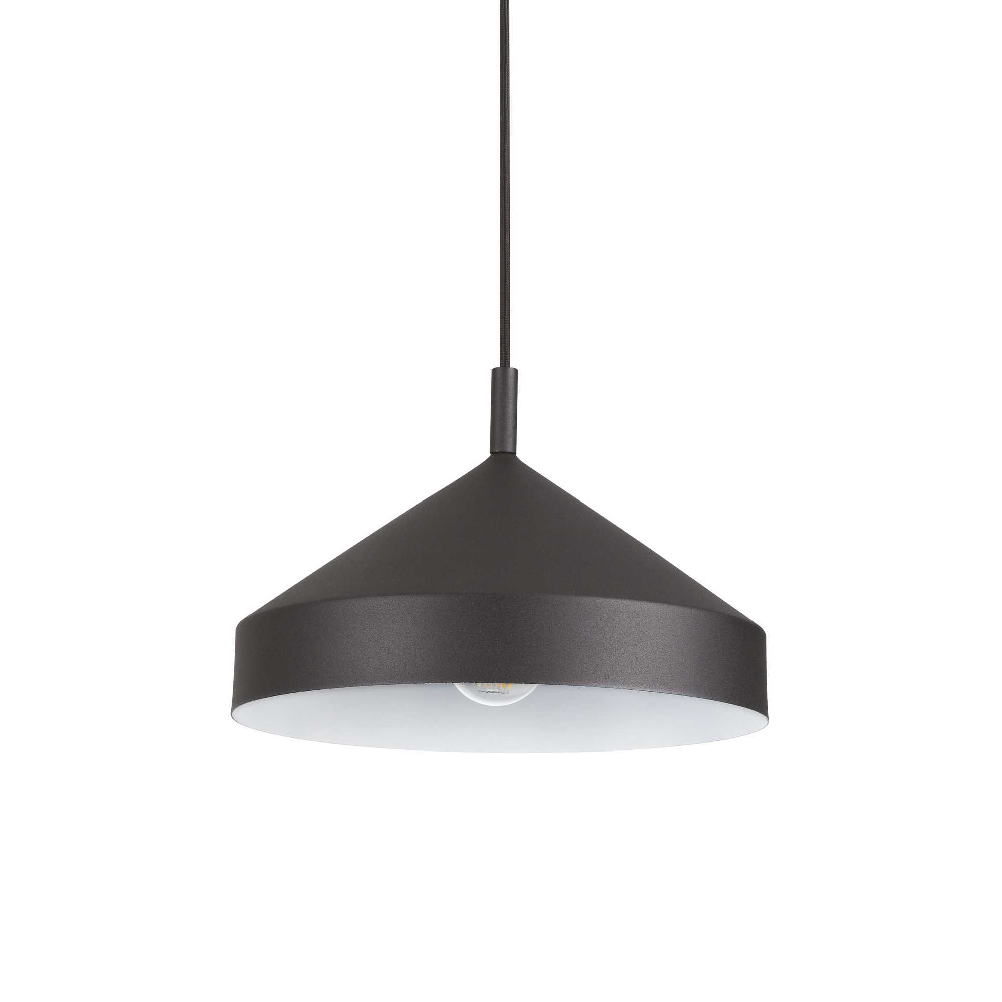 Потолочный светильник Ideal Lux YURTA SP1 D30 NERO 285139