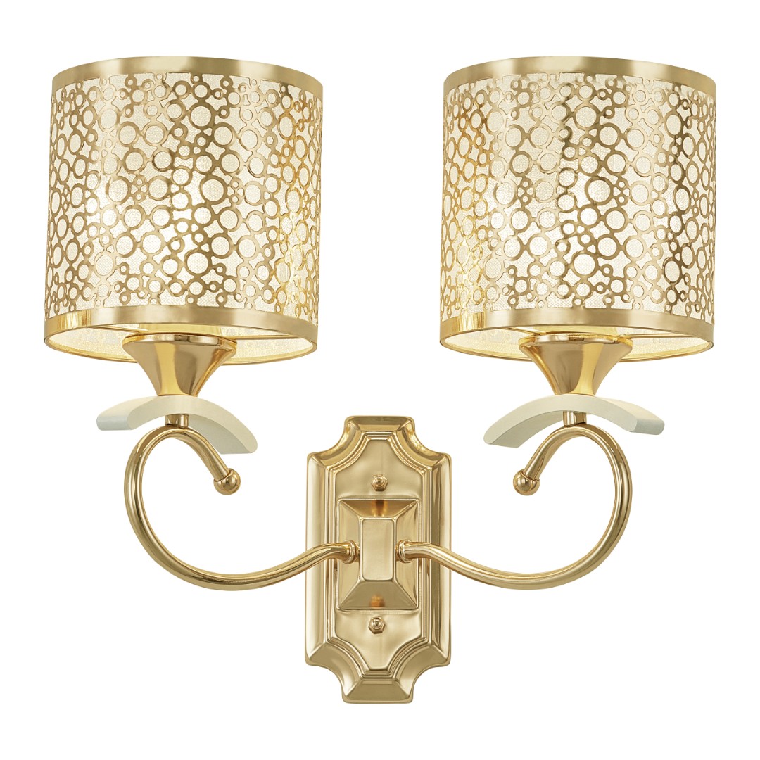 Бра с плафонами 309787/2W Wh/Gd Arte Milano