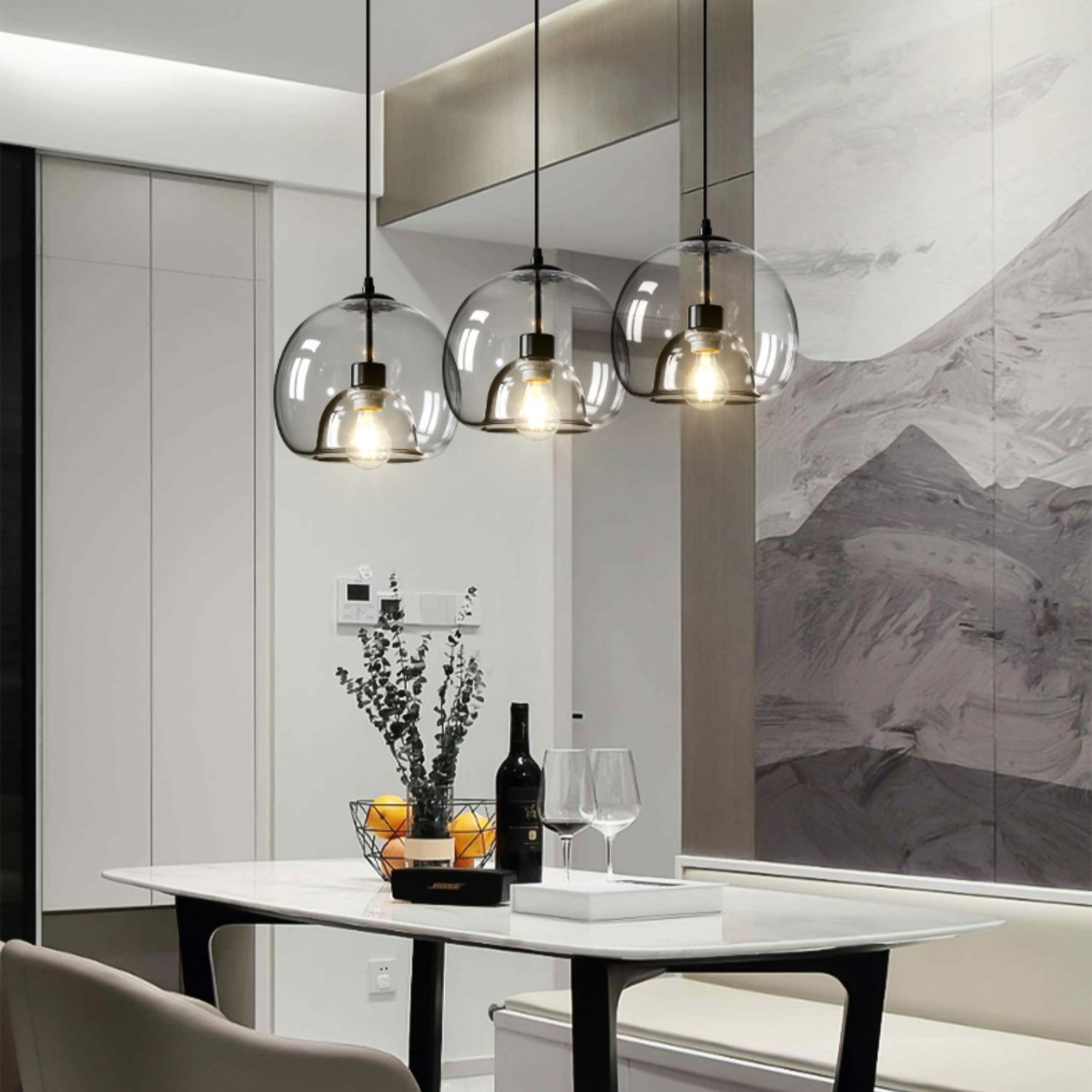 Подвесной светильник FOCUS TRIO L80 Grey by ImperiumLoft