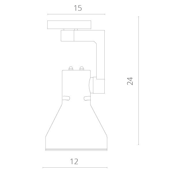 Светильник на шине Arte Lamp A5108PL-1BK