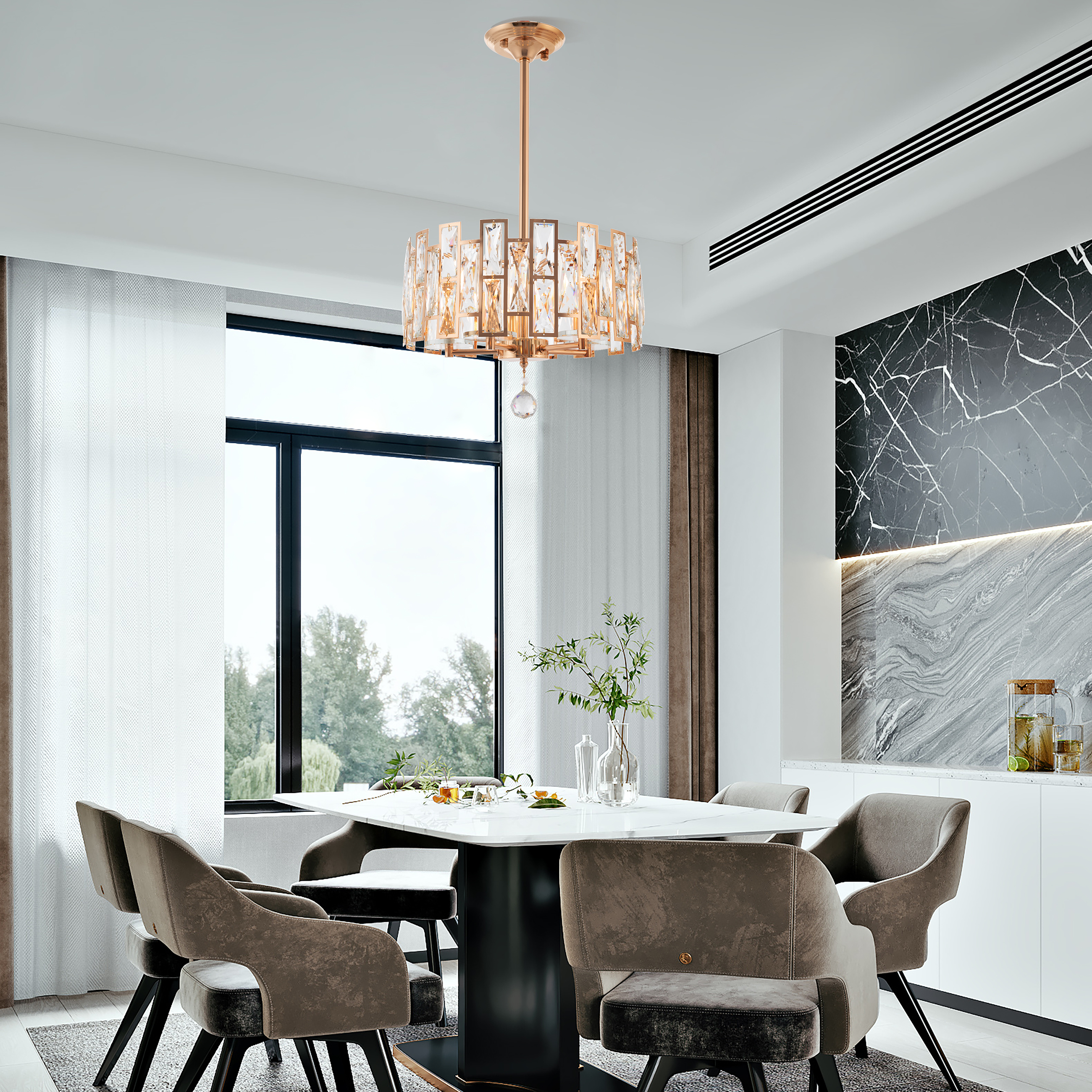 Люстра 374209/5/350/380 GD Arte Milano