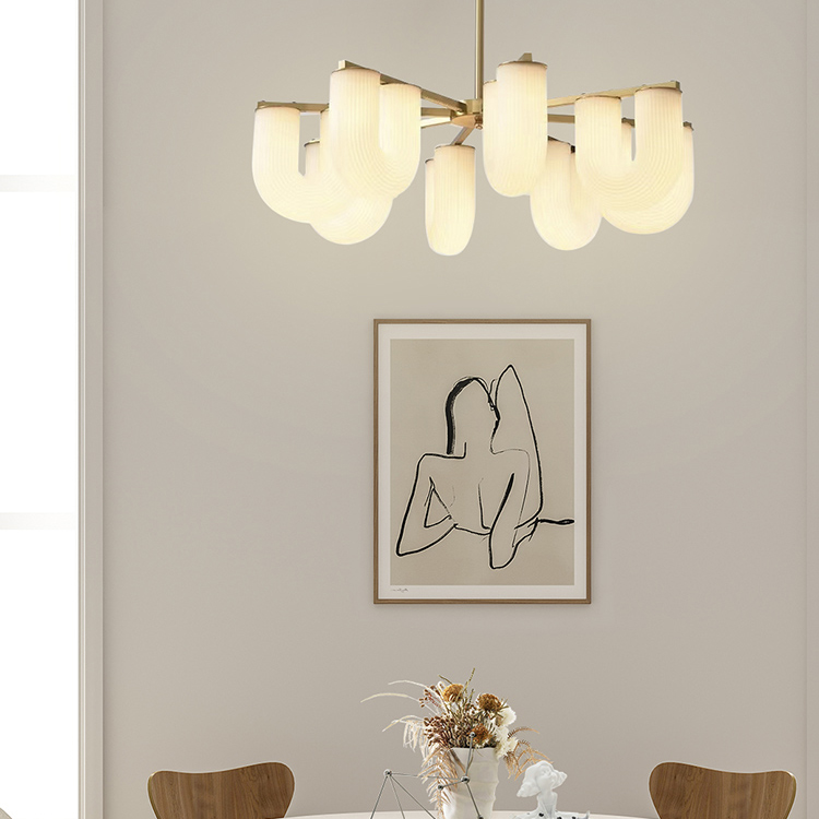 Подвесная люстра GAUTE D72 Black by ImperiumLoft