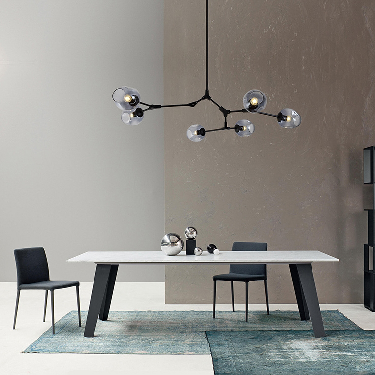 Люстра Адель Branching Bubble Chandelier L8 Brass Transparent by ImperiumLoft