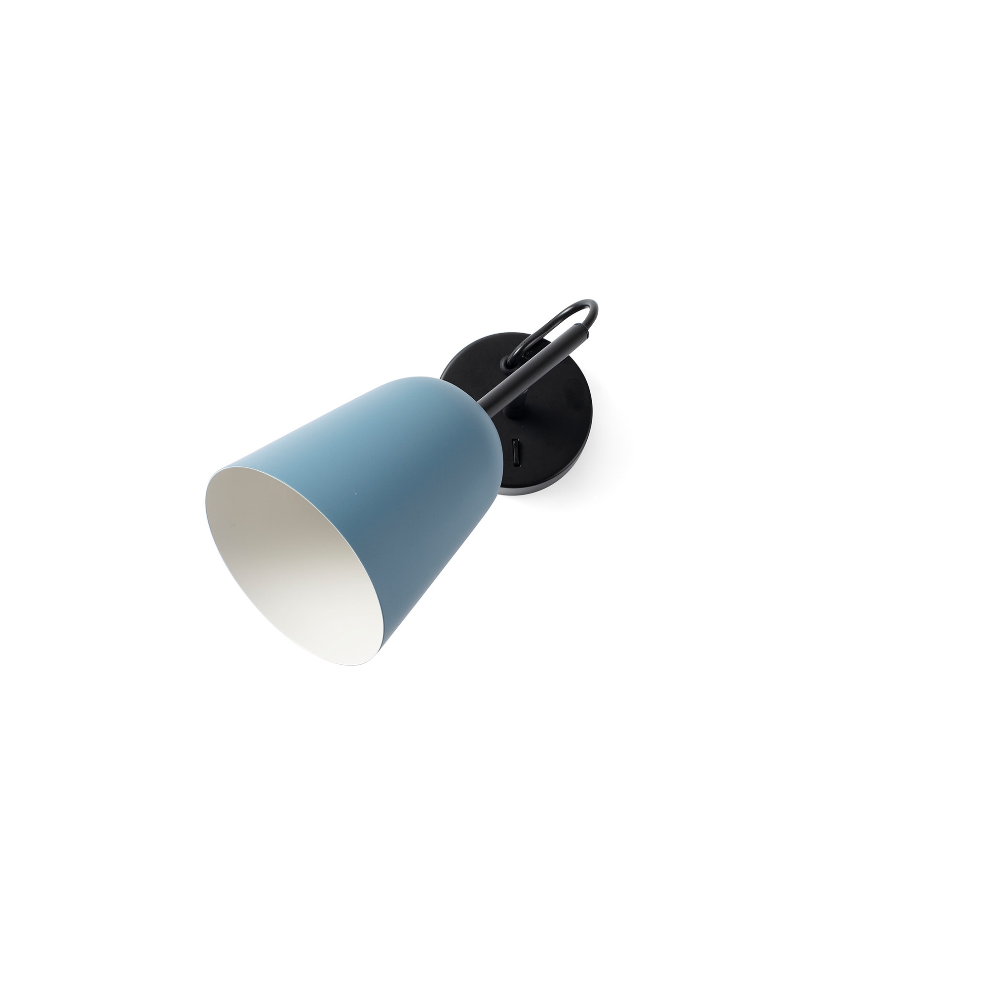 Настенный светильник STUDIO синий абажур 1xE14 Faro