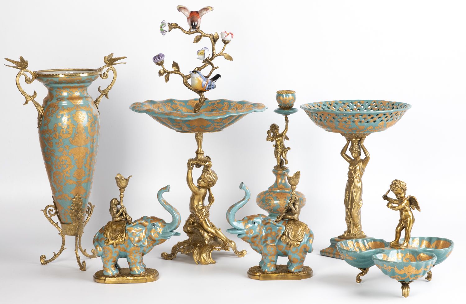 Ваза с ручками Glasar 31G2364/A1221HC/NB4199