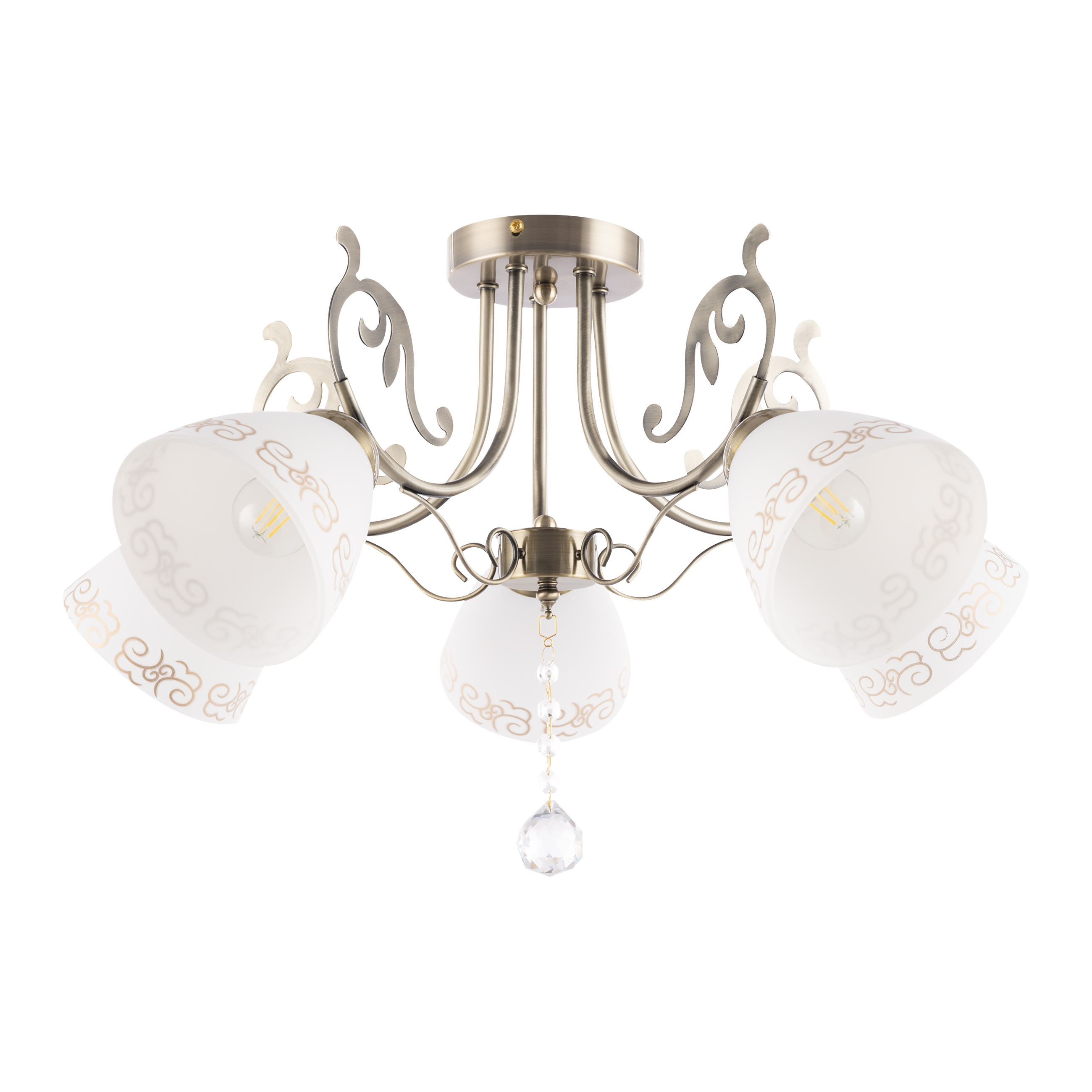 Люстра с плафонами 341900/5 AB Arte Milano