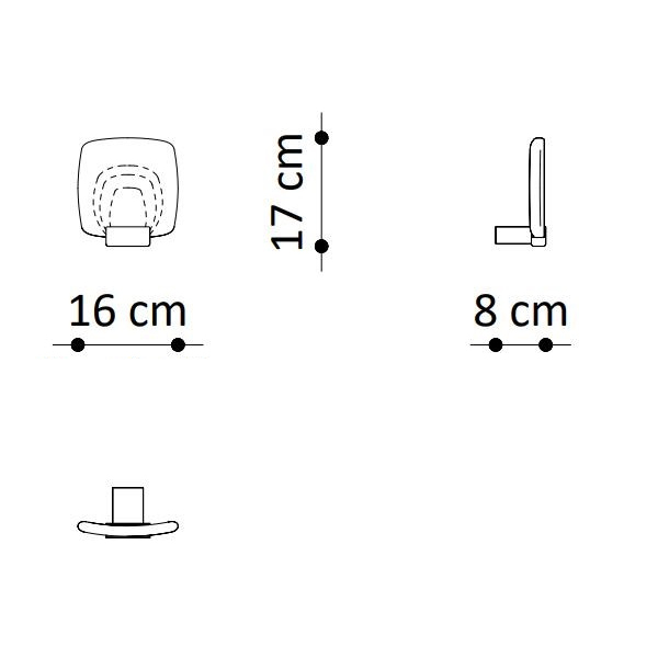 Настенный светильник Paolo Castelli Golden Cloud ILL.GOLD.500