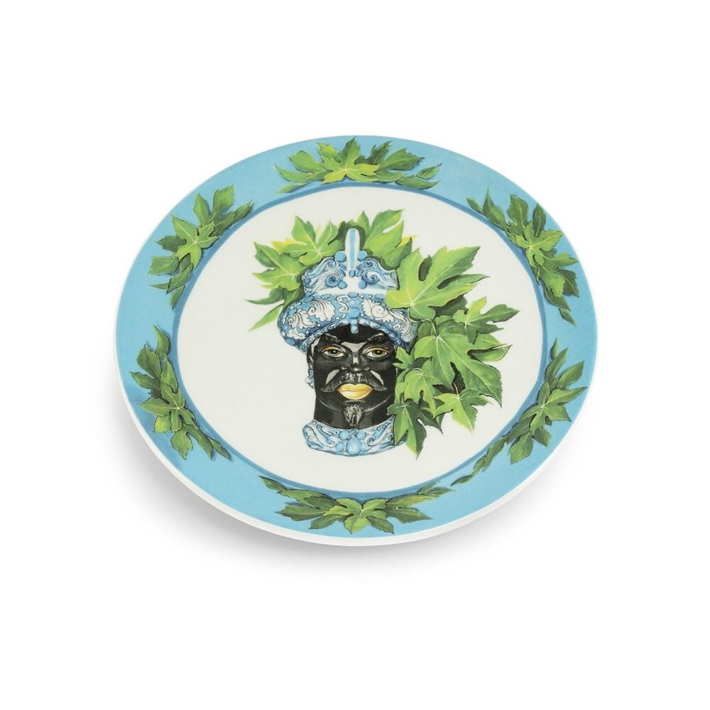 Десертная тарелка Abhika Moro Head Small azure