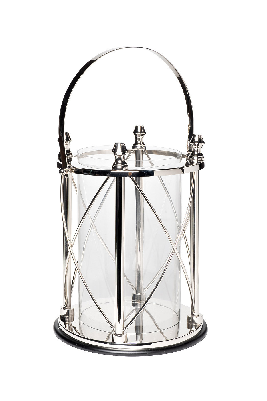 Подсвечник нерж.сталь/стекло Garda Decor 95IM-4590M