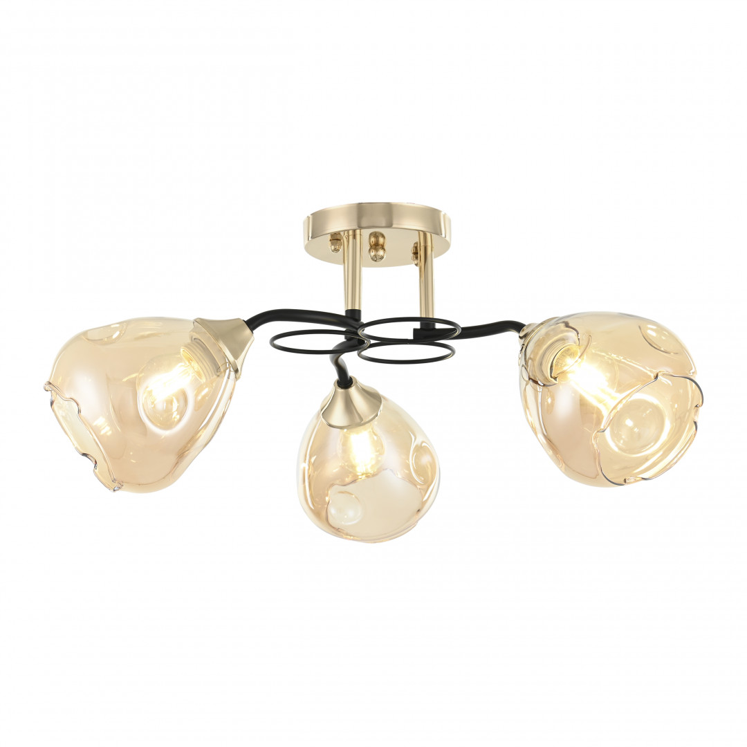 Люстра с плафонами 324106/3 FG+BK Arte Milano